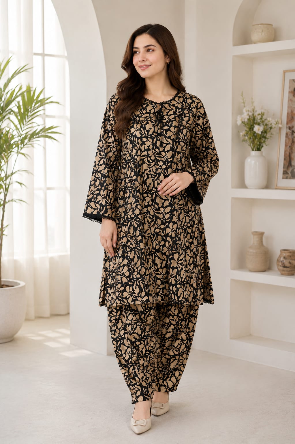 Earthy Bloom Co-ord Set Short