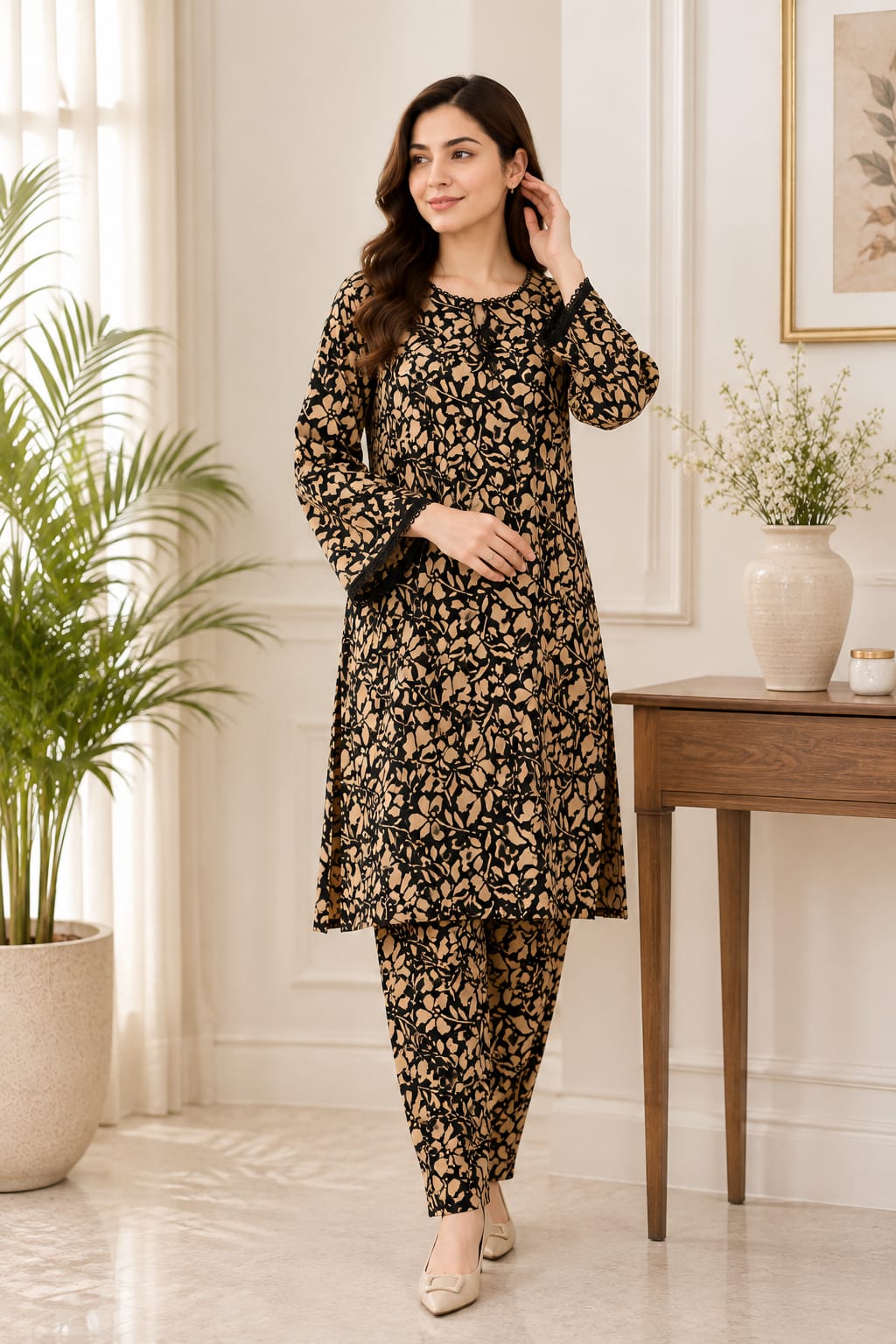 Earthy Bloom Co-ord Set Short
