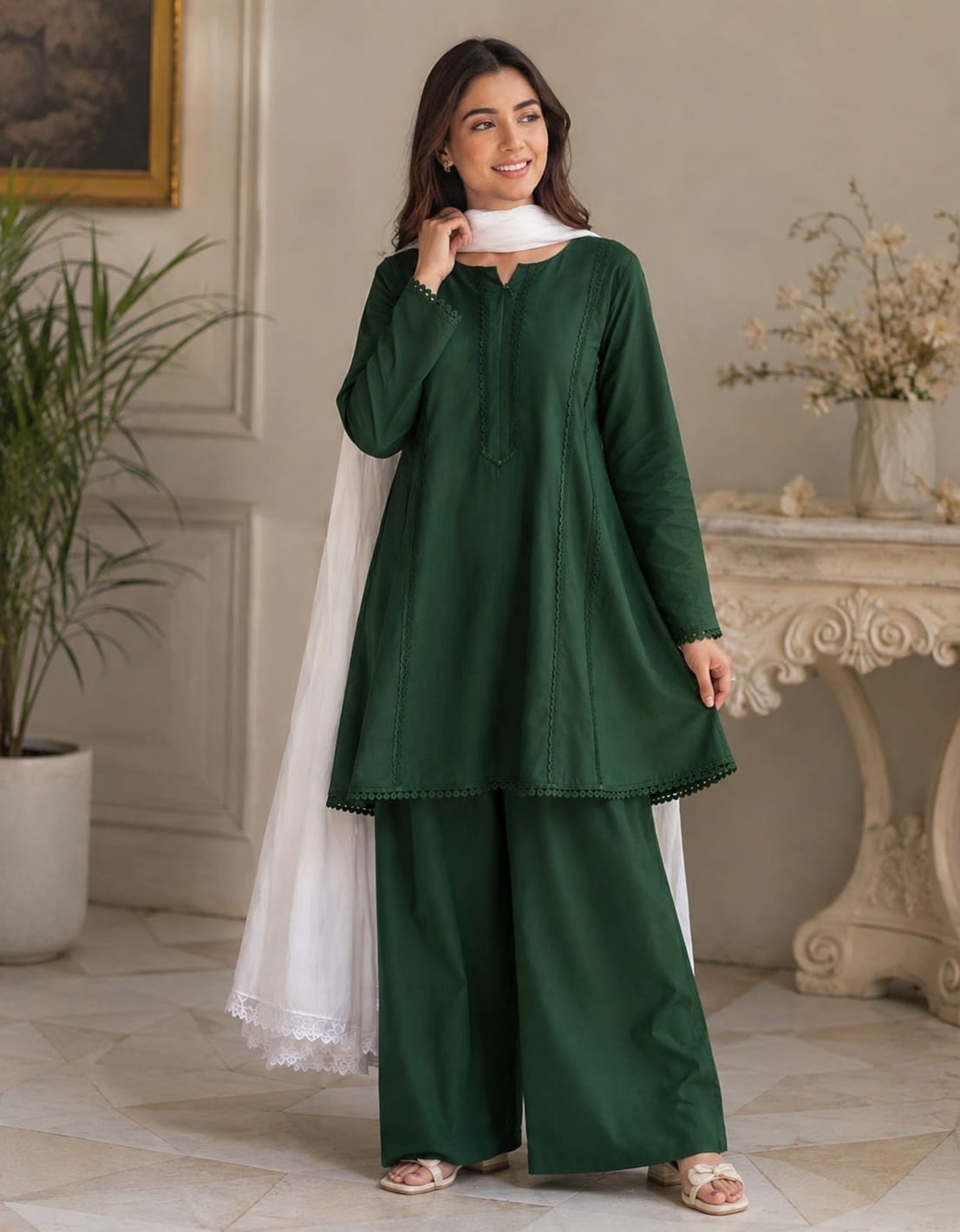 Emerald Green 3-Piece Festive Suit