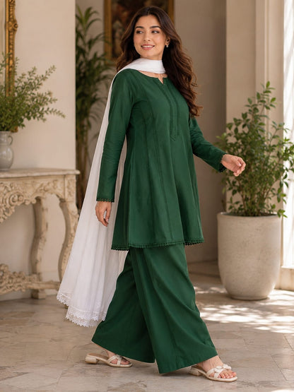 Emerald Green 3-Piece Festive Suit