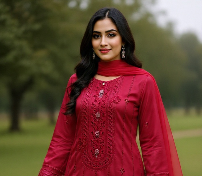 Royal Rouge summer dress