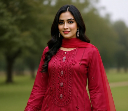 Royal Rouge summer dress