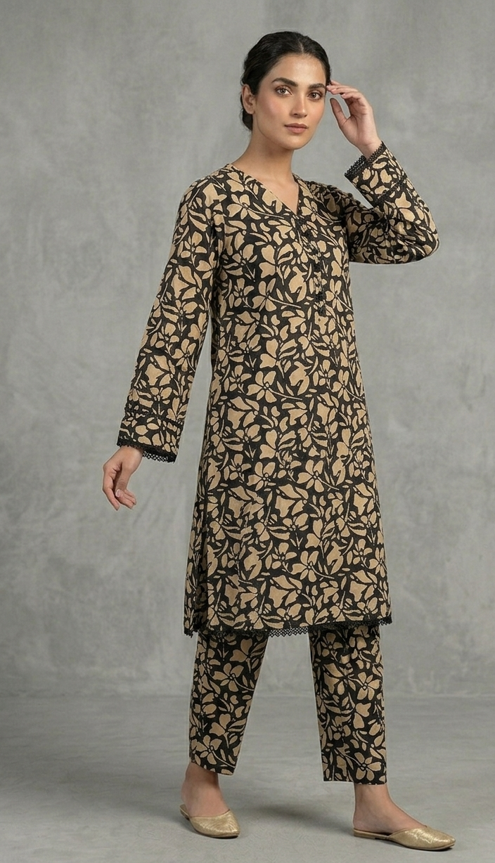 Earthy Bloom Co-ord Set