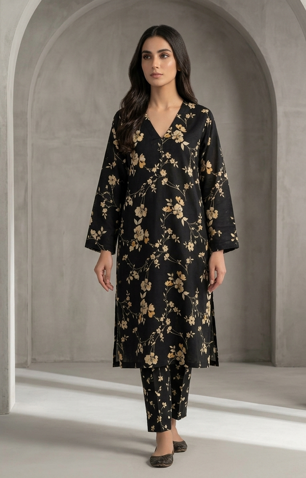 Sophisticated Floral Elegance Co-ord Set