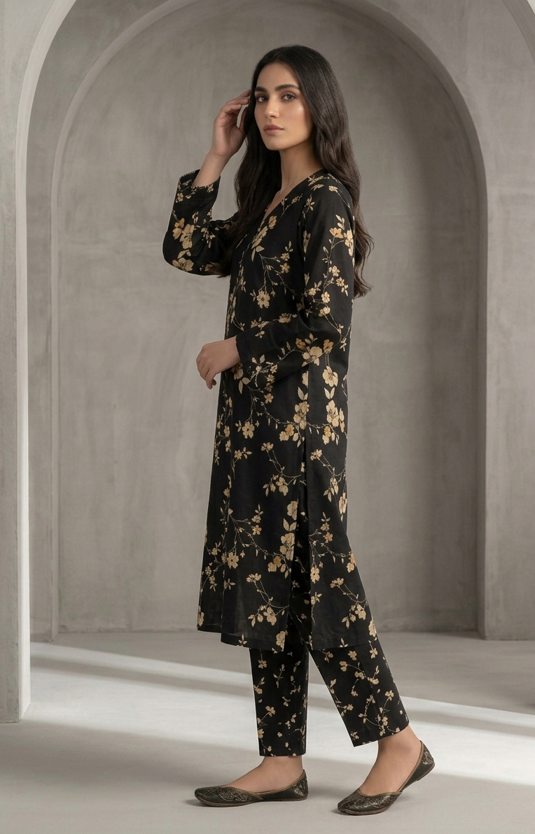Sophisticated Floral Elegance Co-ord Set